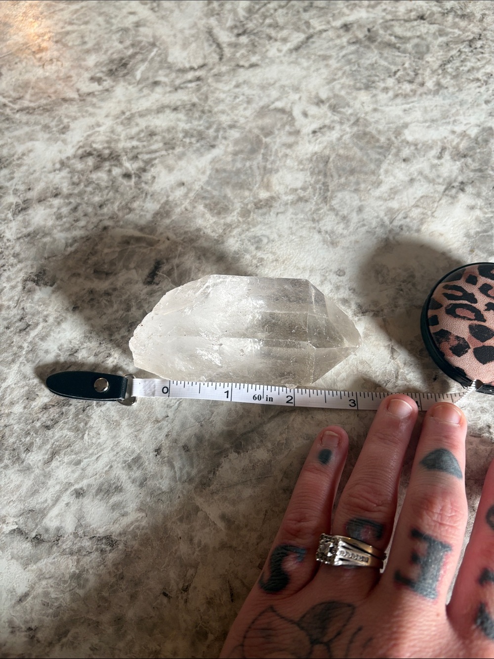 Clear Quartz Point Crystal - Natural White Home Accent